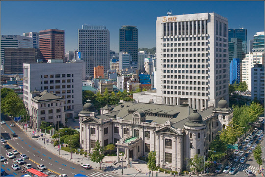 한국은행 통합별관 전경.